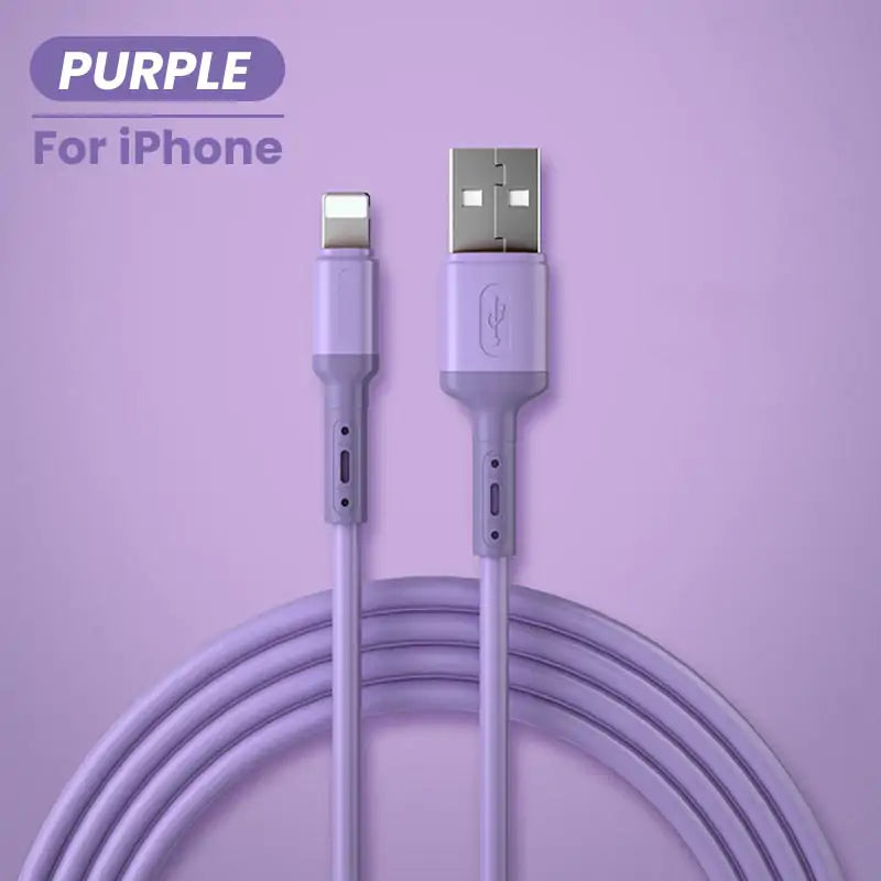 Lightning Silicone Charger Cable Pi-Mart