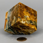 Ocean Jasper Crystal Cube w/t Cut Corner Crystal Destiny