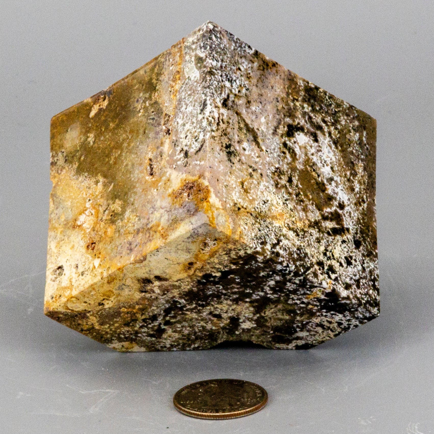 Ocean Jasper Cut Corner Cube Crystal Destiny