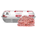 Raw Paws Signature Blend Pet Food for Dogs & Cats - Beef Recipe 1-lb Rolls (10 Pack) - Fresh Pet Food Made in USA Grass-Fed Beef Dog Food Log Natural Dog Food Rolls Raw Frozen Dog Food & Cat Food Lootquake LLC
