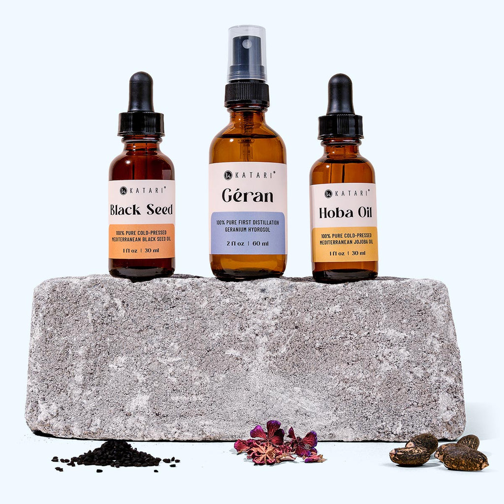 Travel Kits – 4 Travel Rituals for Face & Hair Katari Beauty