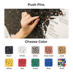 Wooden Canvas USA Map - Onyx