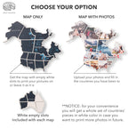 World Photo Map Midnight - SJB-DIAMOND ELITES