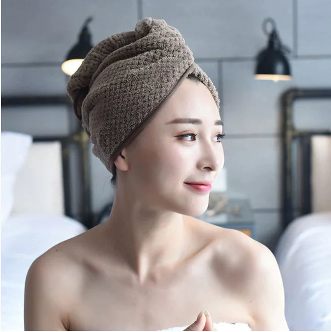 SwiftDry Hair Towel Wrap Pi-Mart