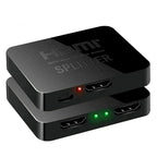 HDMI Splitter 1 In 2 Out 4K HDMI Splitter 1 To 2 Amplifier For Full HD 1080P 3D Pi-Mart