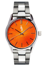 Orange Sunburst Watch The Beyond Boring Watch Company