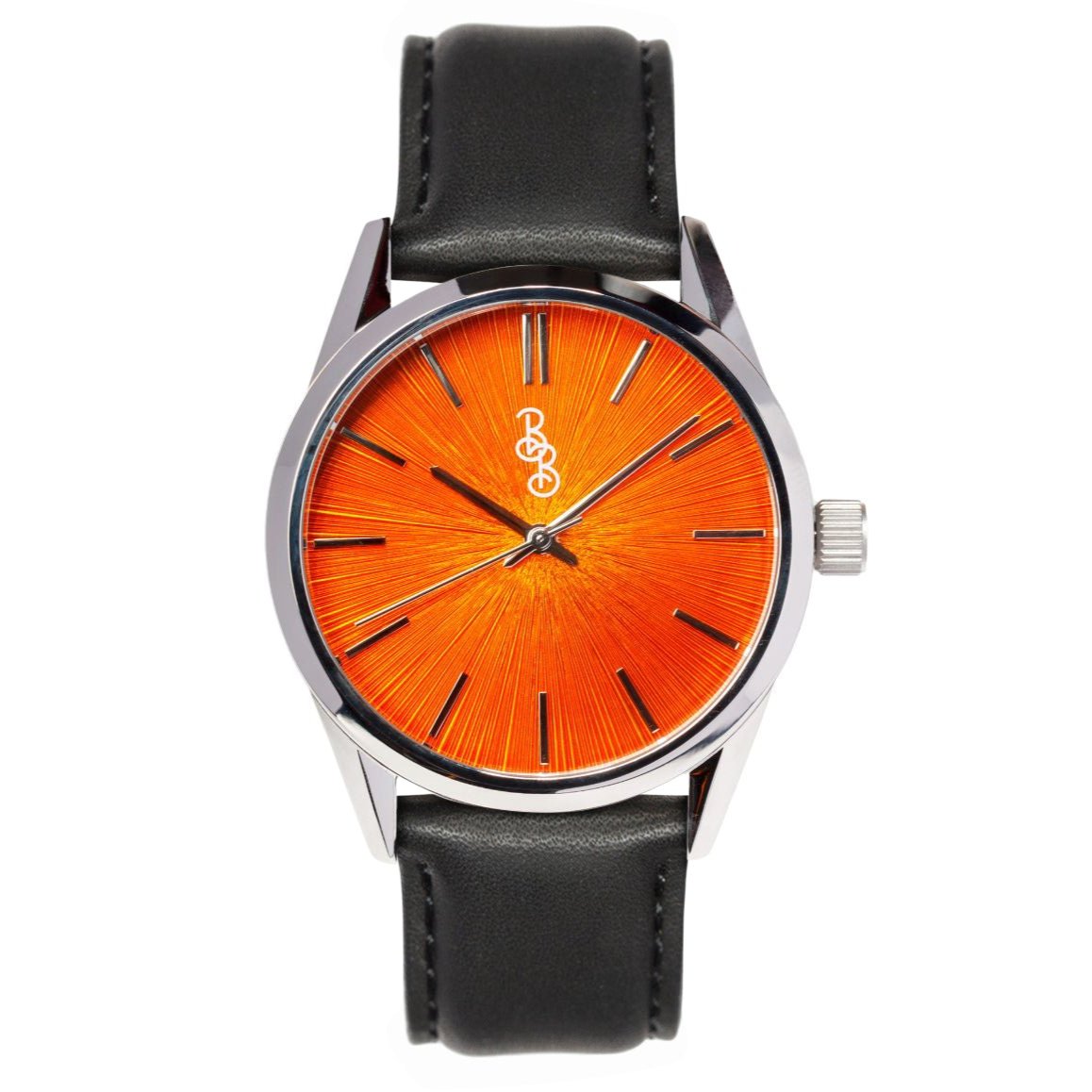 Orange Sunburst Watch The Beyond Boring Watch Company
