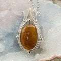 Orca Agate Wire Wrap Crystal Pendant - Contrasting Patterns - SJB-DIAMOND ELITES
