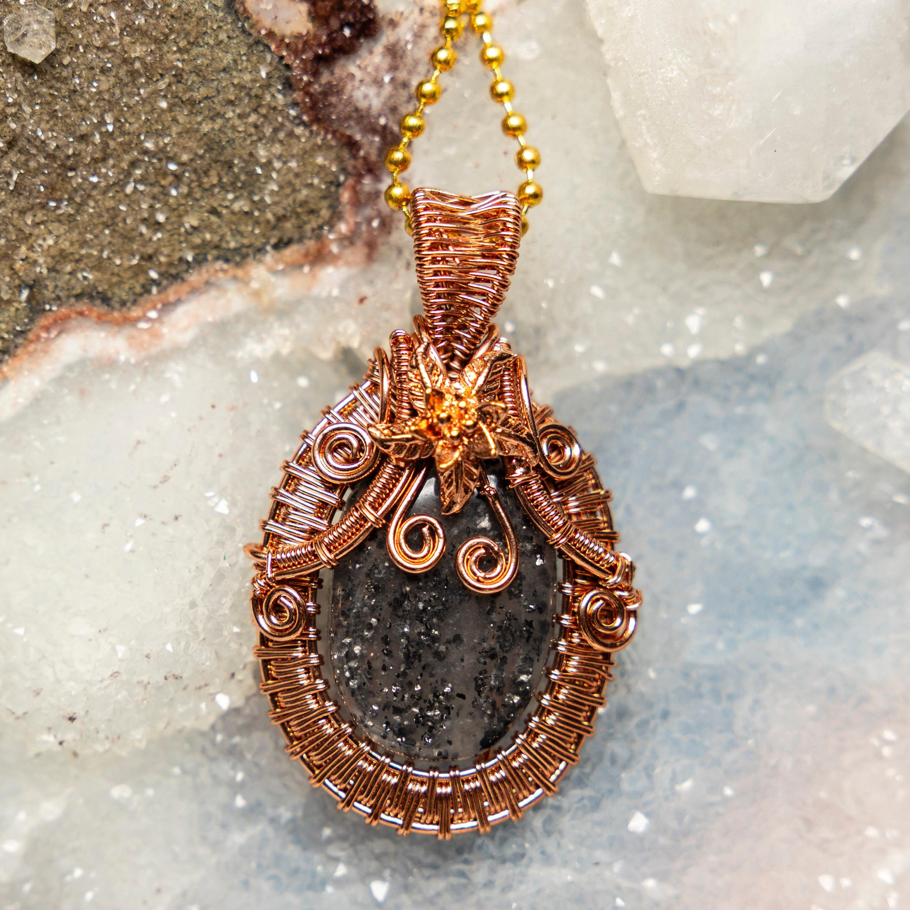 Orgone Stone Wire Wrap Crystal Pendant - SJB-DIAMOND ELITES