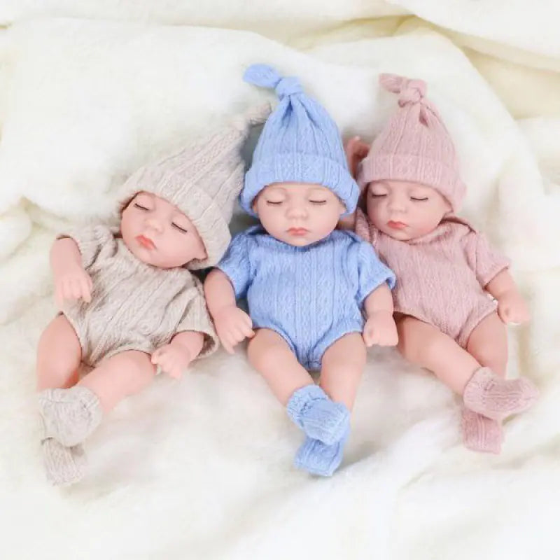 Mini Soft Silicone Baby Doll - Cute Gift for Girls Pi-Mart