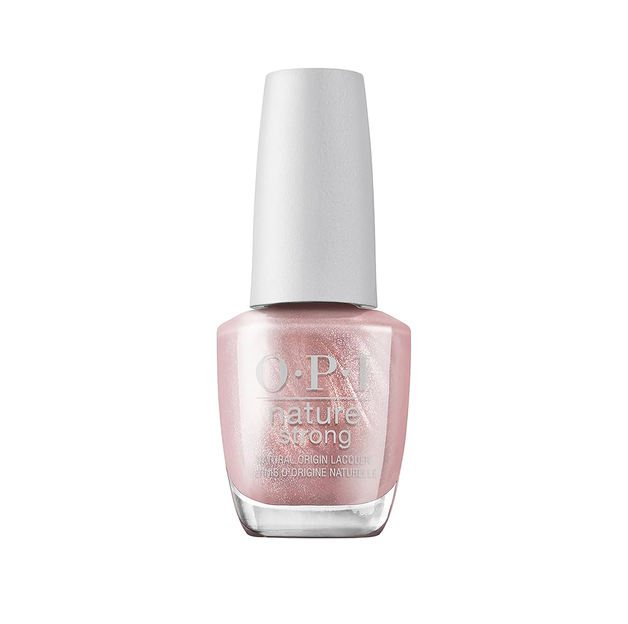 OPI Nature Strong Nail Lacquer INTENTIONS ARE ROSE GOLD - New This is Beauty US