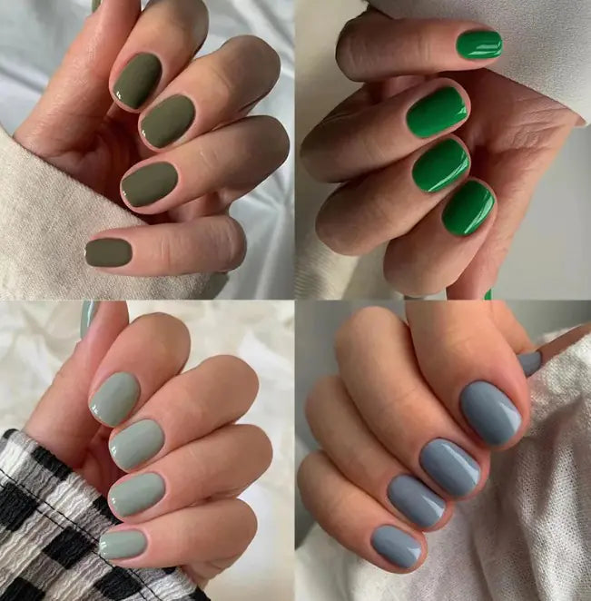 Solid Color Nail Tips Pi-Mart