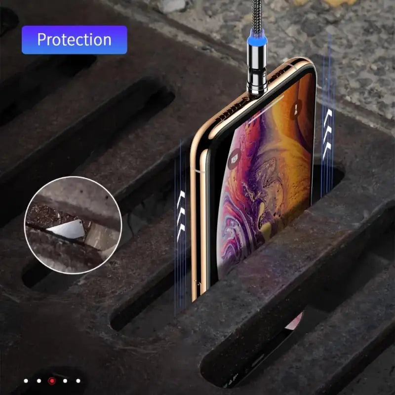 Magnetic Cable For Micro, USB Type C, and IOS Charger Fast Charging Pi-Mart