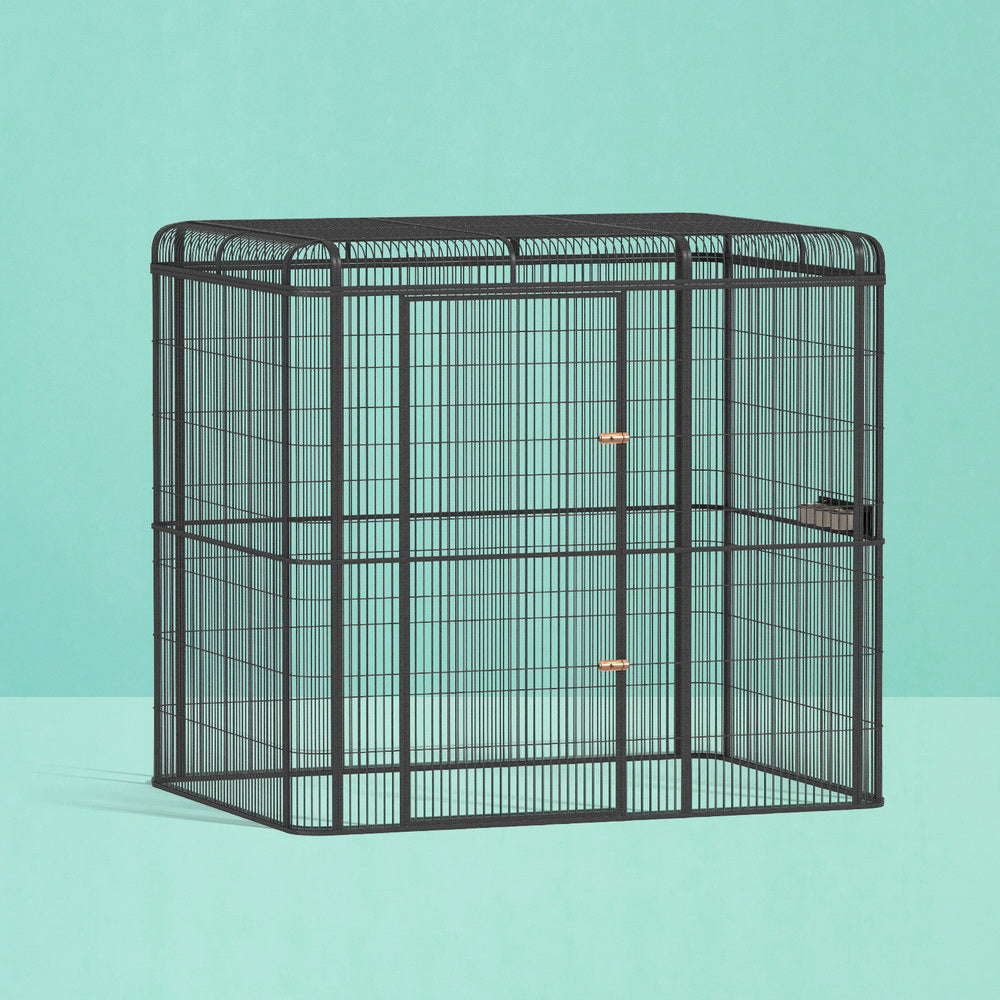 i.Pet Bird Cage Large Walk-in Aviary Budgie Perch Cage Parrot Pet Huge 203cm Lootquake LLC