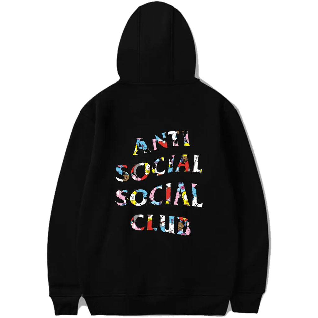 BTS Cartoon Style Hoodie and Merchandise Hoodie Pi-Mart