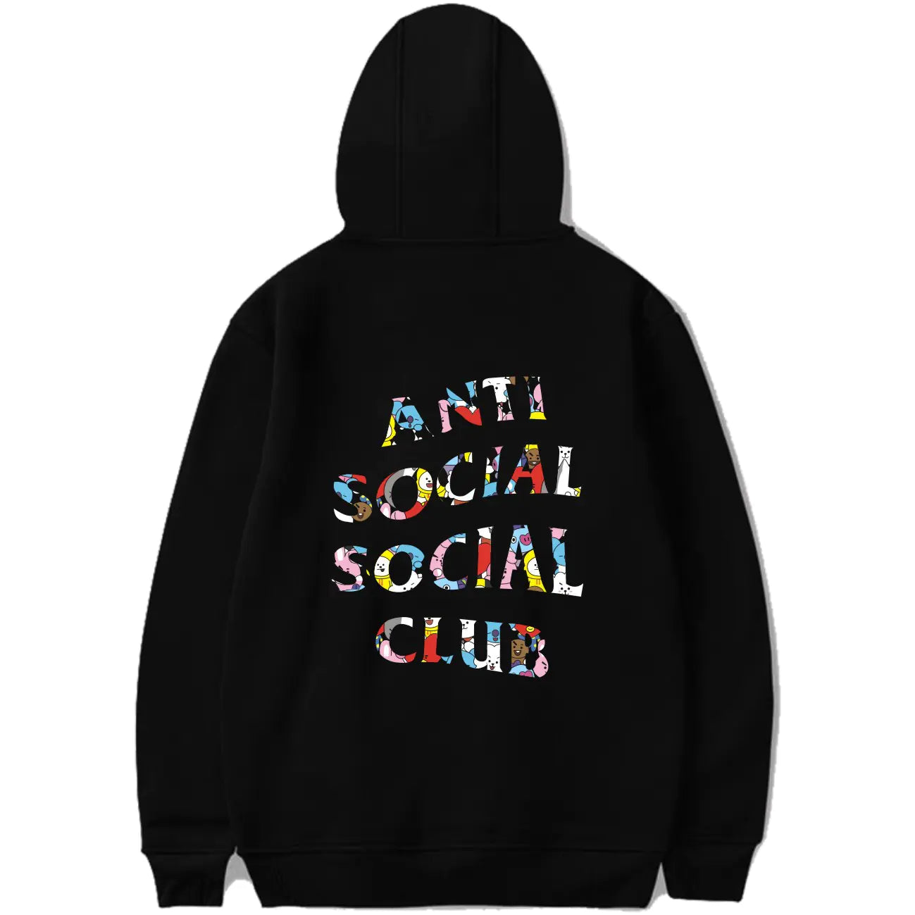 BTS Cartoon Style Hoodie and Merchandise Hoodie Pi-Mart
