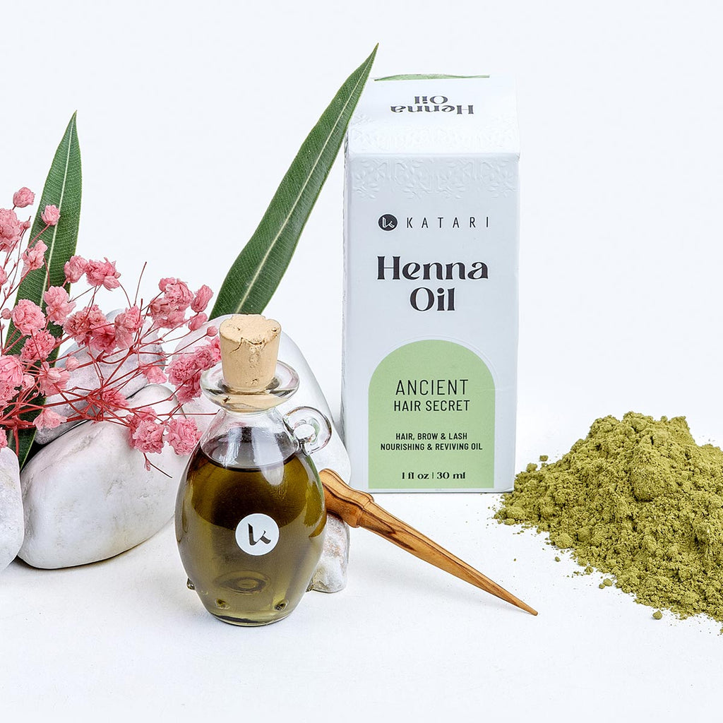 Henna Oil for Dry Hair & Scalp Katari Beauty