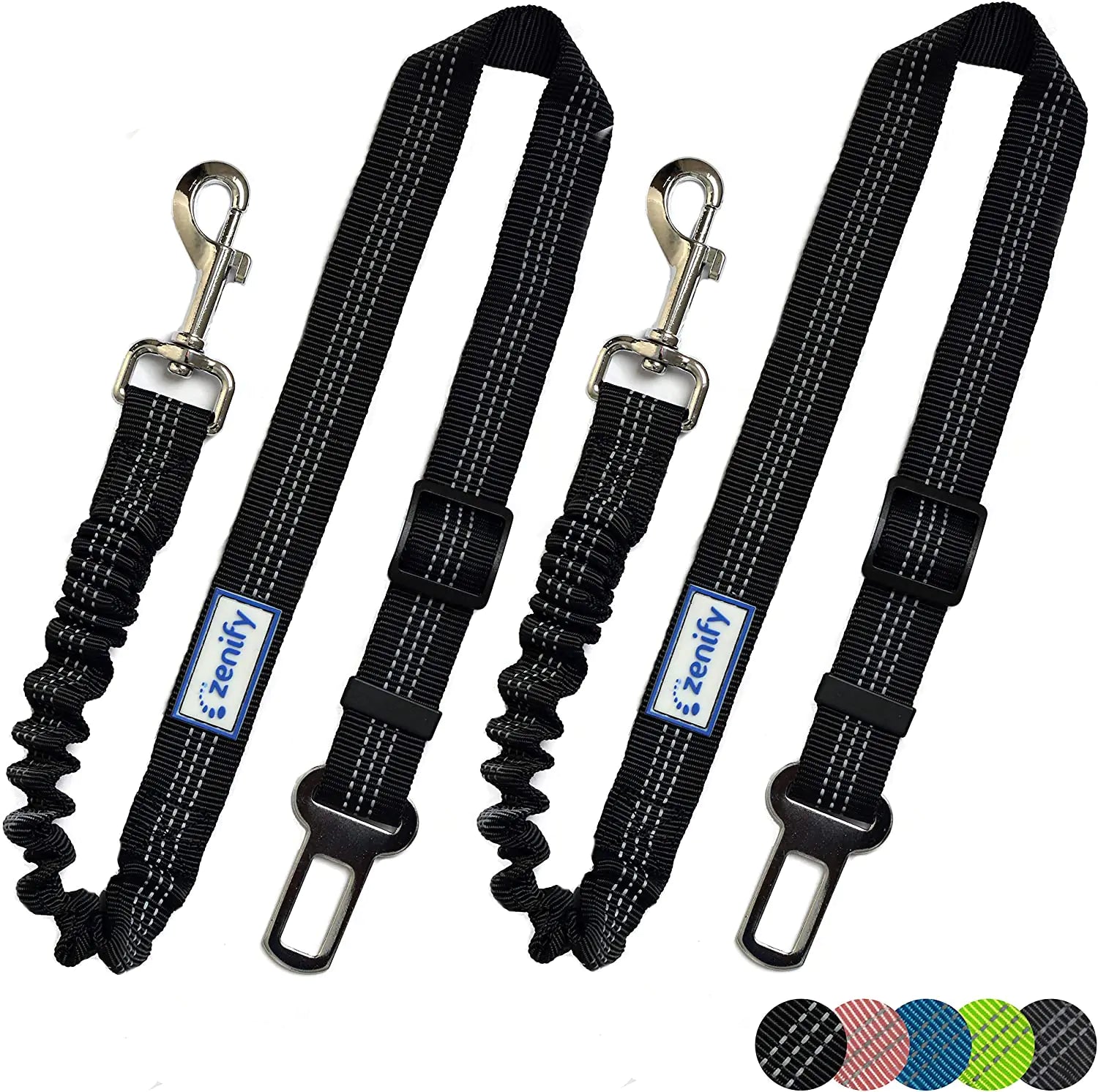 2 Pack Adjustable Car Dog Harness Pi-Mart