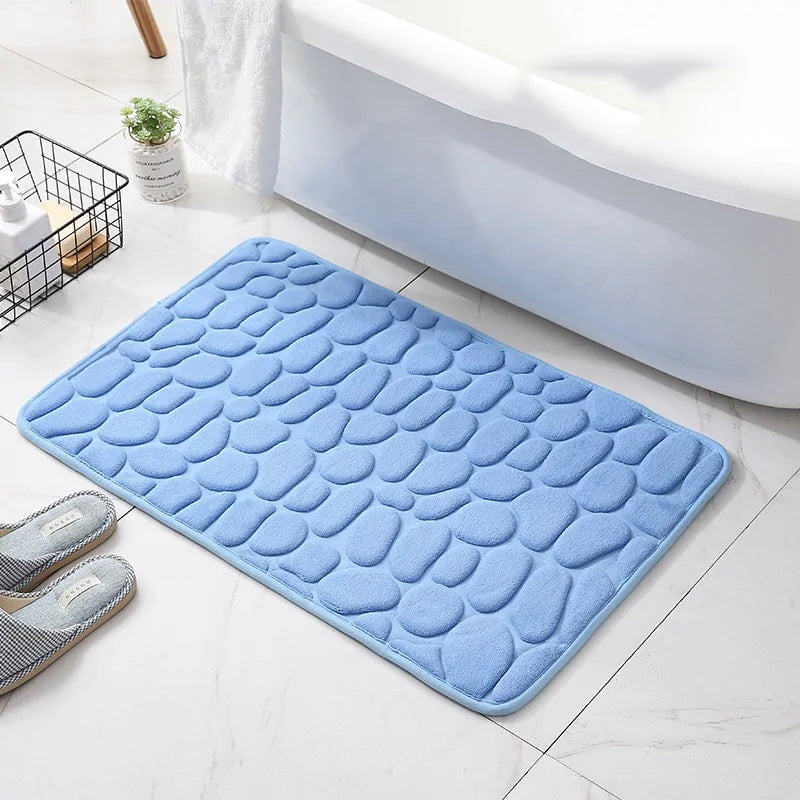 Non-Slip Embossed Bathroom Mat Pi-Mart