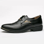 Men's Business Dress Shoes - Stylish Pointed Leather Shoes