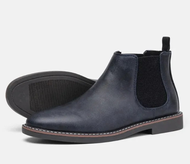 Retro Men's Cowhide Boots Pi-Mart