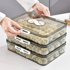 Transparent Dumpling Storage Box Pi-Mart