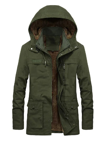 Men's Winter Fleece Thick Windbreaker Jacket Pi-Mart