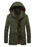 Men's Winter Fleece Thick Windbreaker Jacket Pi-Mart