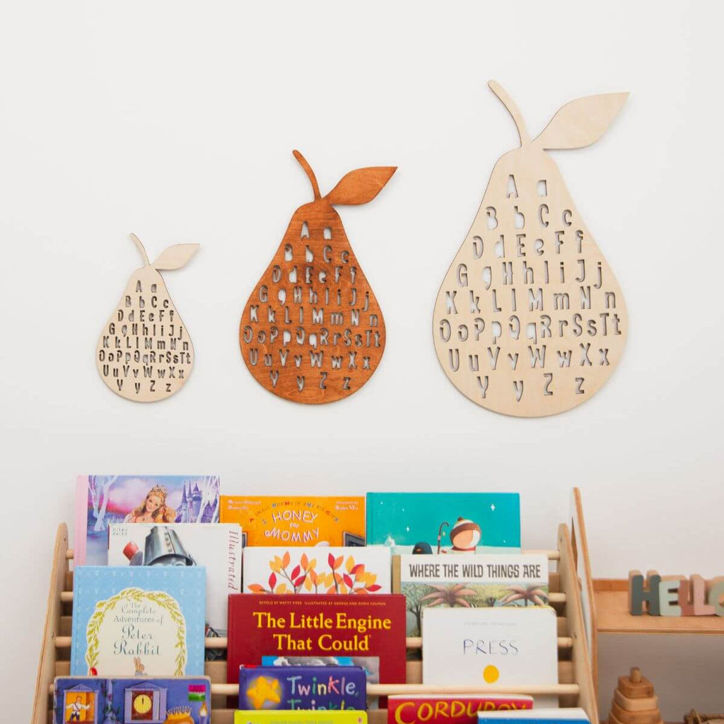 Alphabet Pear Wall Decor - SJB-DIAMOND ELITES