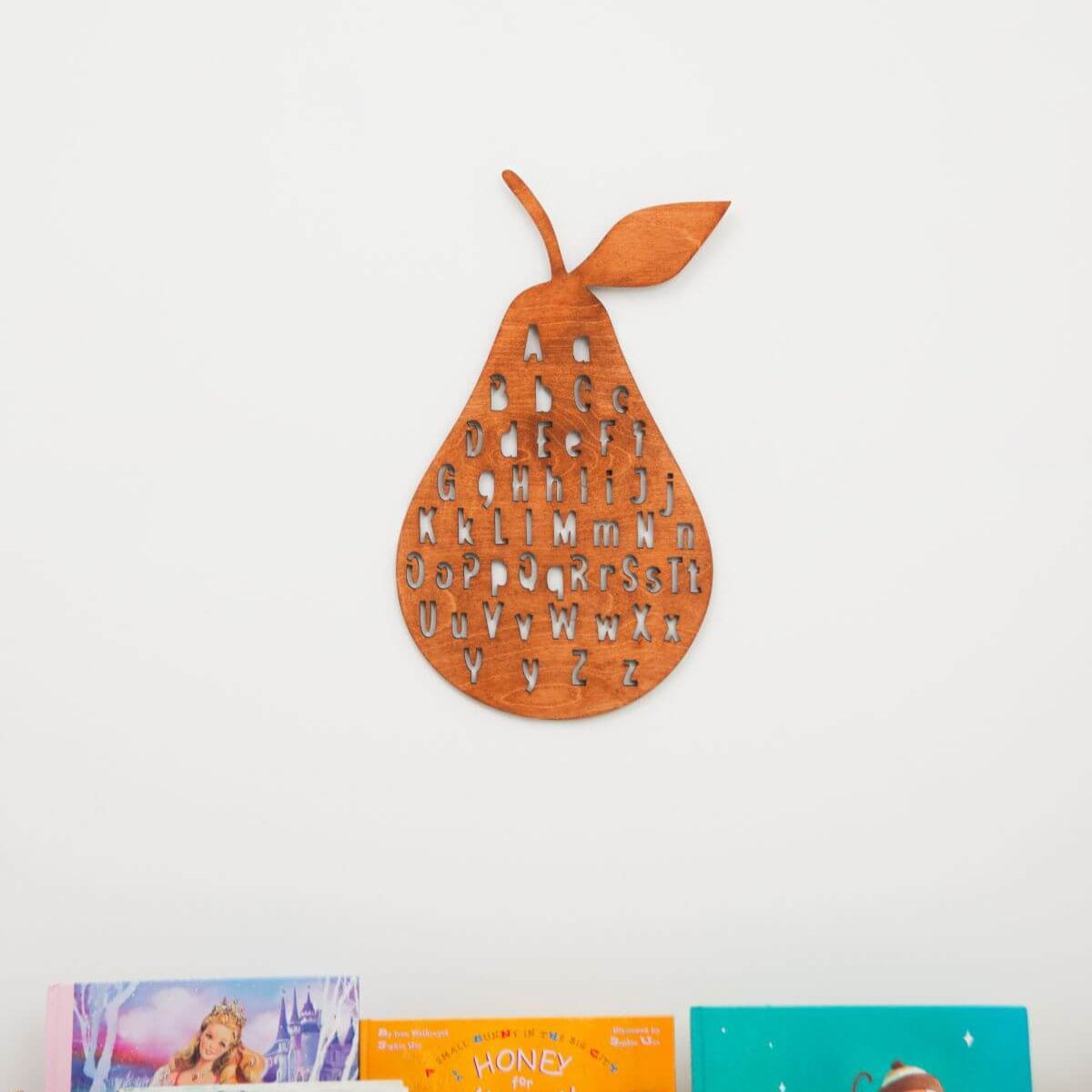 Alphabet Pear Wall Decor - SJB-DIAMOND ELITES
