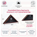 Personalized Flag Display Case For Military Casket Flag The Military Gift Store