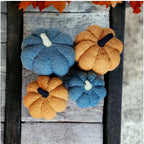 Plush Pumpkin Throw Pillow Decorative Fall Pillow Soft Cuddle Pumpkin Decor BandsCo Straps