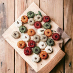 Jute Mini Pumpkins Rustic Fall Decor Set Handmade Jute Cotton Table Accents BandsCo Straps