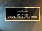 Large Name Plate - 3”tall x 6“wide The Military Gift Store