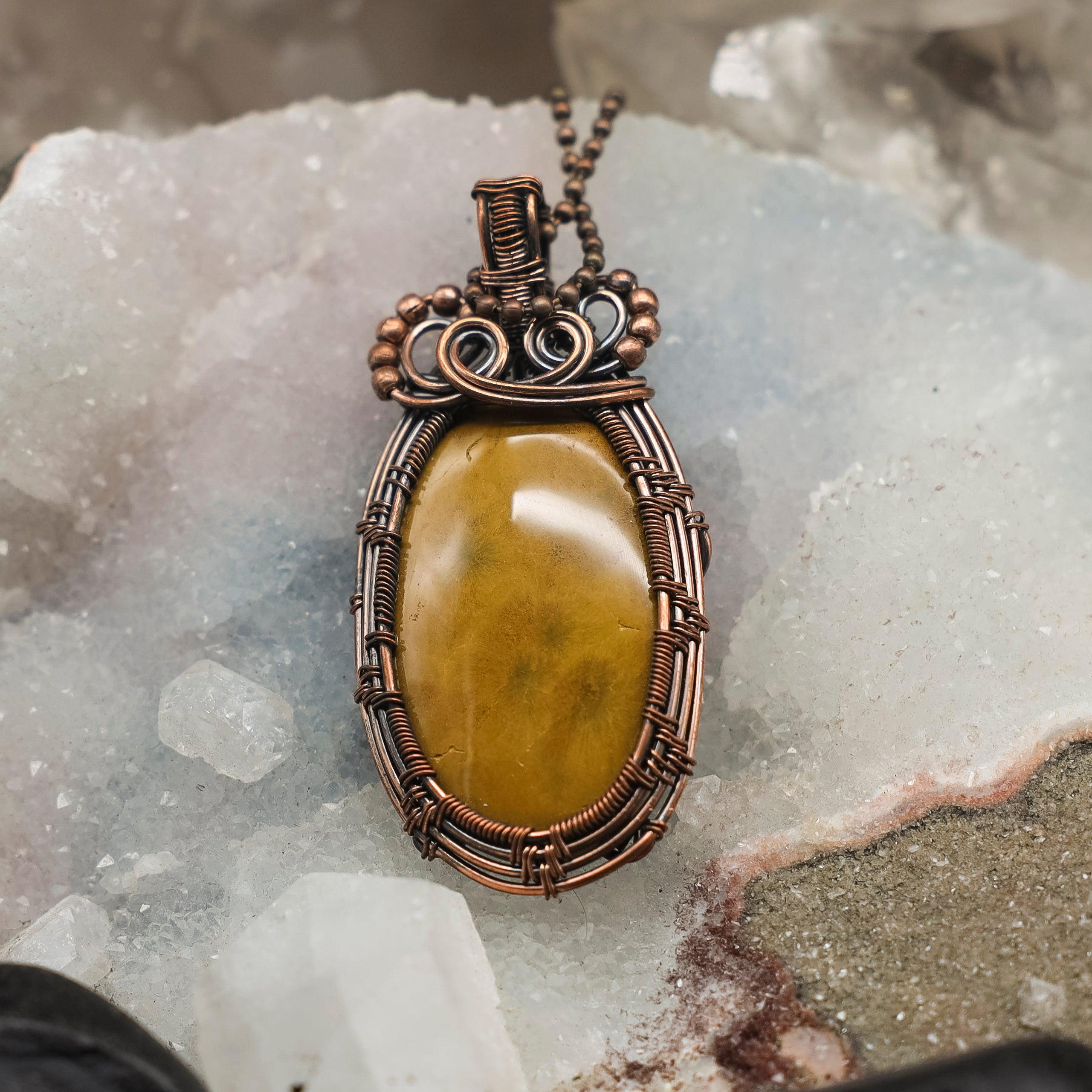 Pietersite Wire Wrap Crystal Pendant - SJB-DIAMOND ELITES