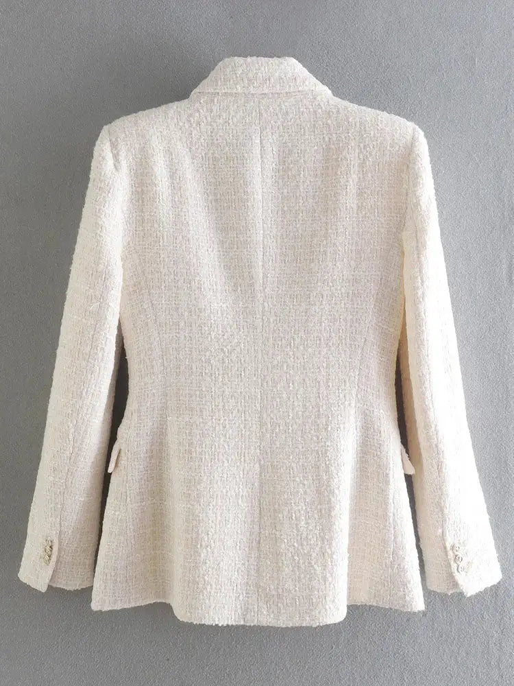 Women Blazer Breasted Pi-Mart