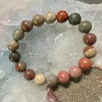 Polychrome Jasper Protection Beaded Bracelet - SJB-DIAMOND ELITES