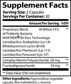 Probiotic 40 Billion with Prebiotics THRIXINE