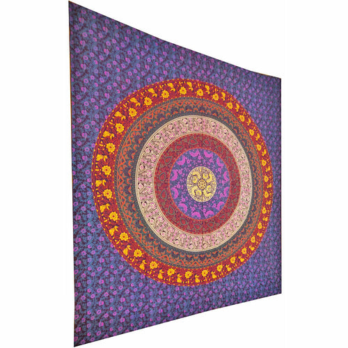 Botanical Garden Full Size Floral Tapestry Wall Art BandsCo Straps