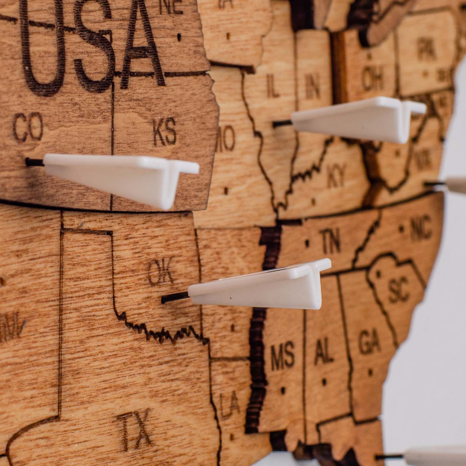 Airplane Push Pins Enjoy The Wood