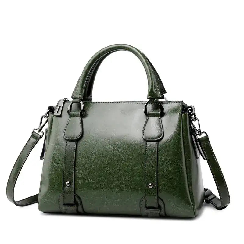 Fashionable Cowhide Leather Shoulder Handbags for Women