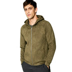 Kuegou Men's Military Green Hooded Jacket Pi-Mart