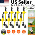 360° Rotation Auto Irrigation System Garden Lawn Sprinkler Patio Save Water USA