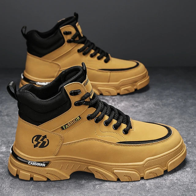 CYYTL Mens Boots Winter Shoes Pi-Mart