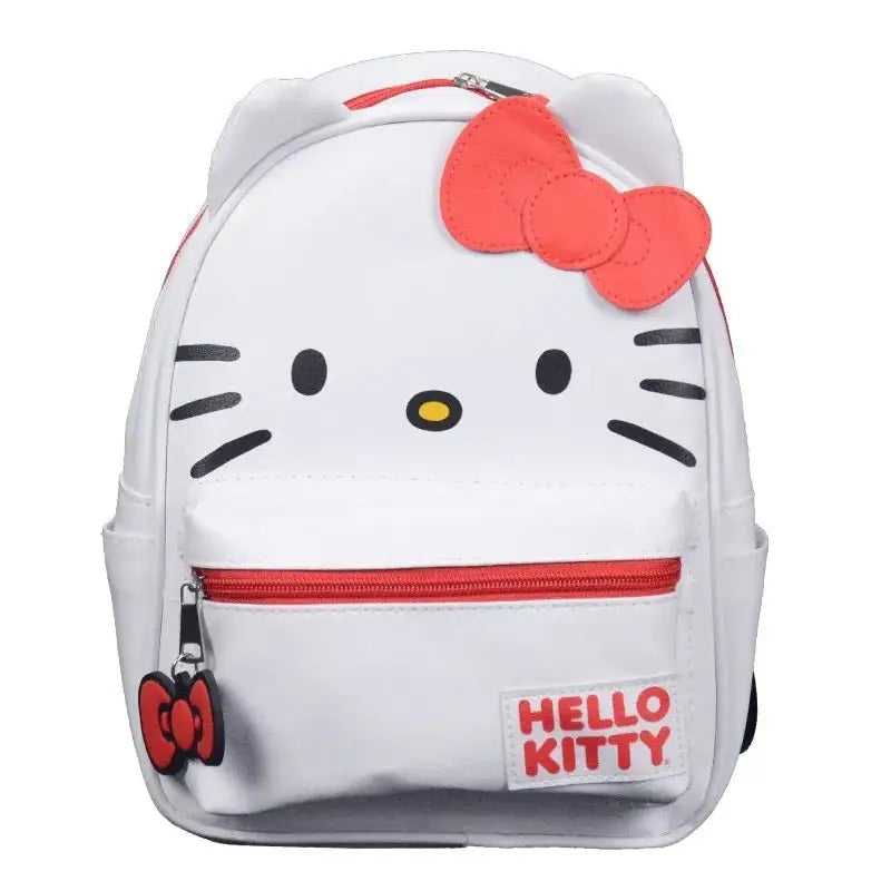 Red White Bow Backpack Bag Pi-Mart