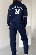 Hoodless Pullover Sweatshirt Sets Pi-Mart