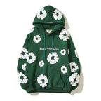Printed Hoodie Colorful Cotton Long Sleeved Sweater Pi-Mart