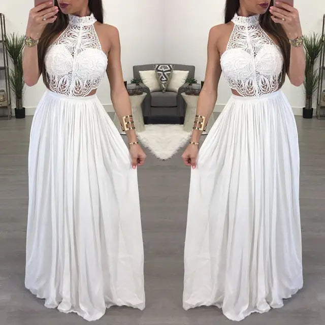 Hot Women Ladies Maxi Summer Long Evening Party Dress Pi-Mart