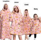 Lazy Blanket Hoodie Family Party Gift Pi-Mart