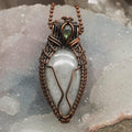 Quartz Wire Wrap Crystal Pendant - Universal Healer - SJB-DIAMOND ELITES